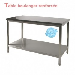 Table boulanger renforcée 1.0 m