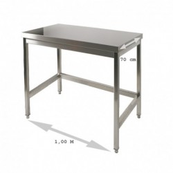 Table inox 1.0 m