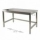 Table inox 1.4 m