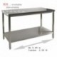 Table inox kit à monter 200 cm (S60) ATTENTION profondeur de 60 cm