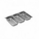 Bac Gastro Inox GN 1/3, hauteur 10 cm 32,5x17,6 cm