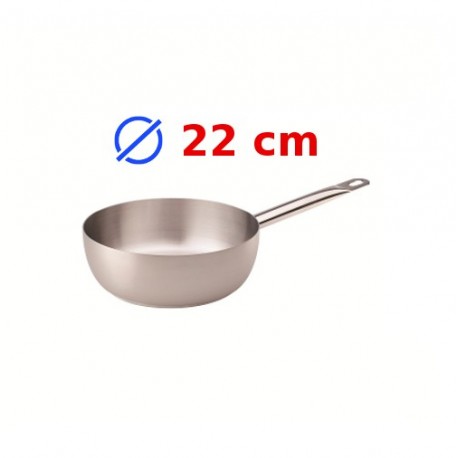 casserole conique inox 22 cm