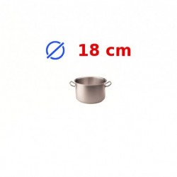 casserole faitout inox 18 cm