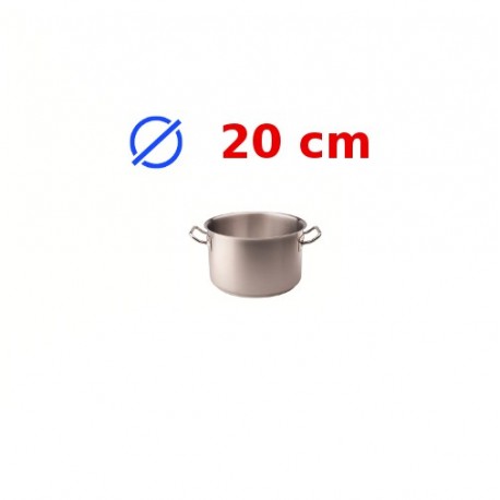 casserole faitout inox 20 cm