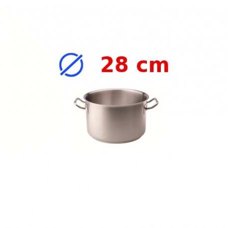 casserole faitout inox 28 cm