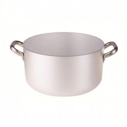 faitout alu 3 mm avec anse inox 38 cm