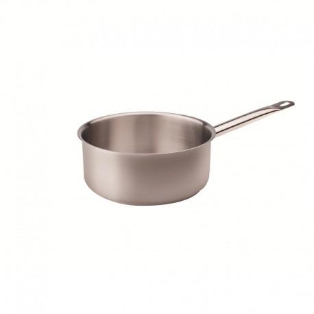 poelon bas inox 16 cm